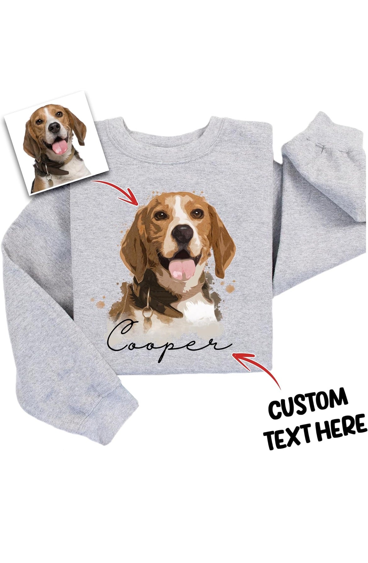 Your Pet on a T-Shirt or Hoodie – Custom Vector Art