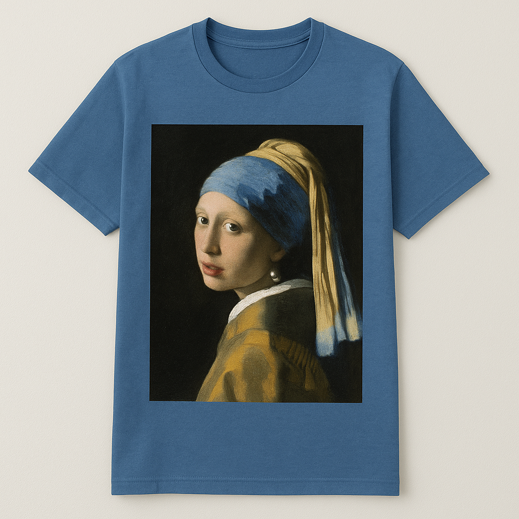 Girl with a Pearl Earring” Classic Art T-Shirt – Unisex Vintage Style Tee