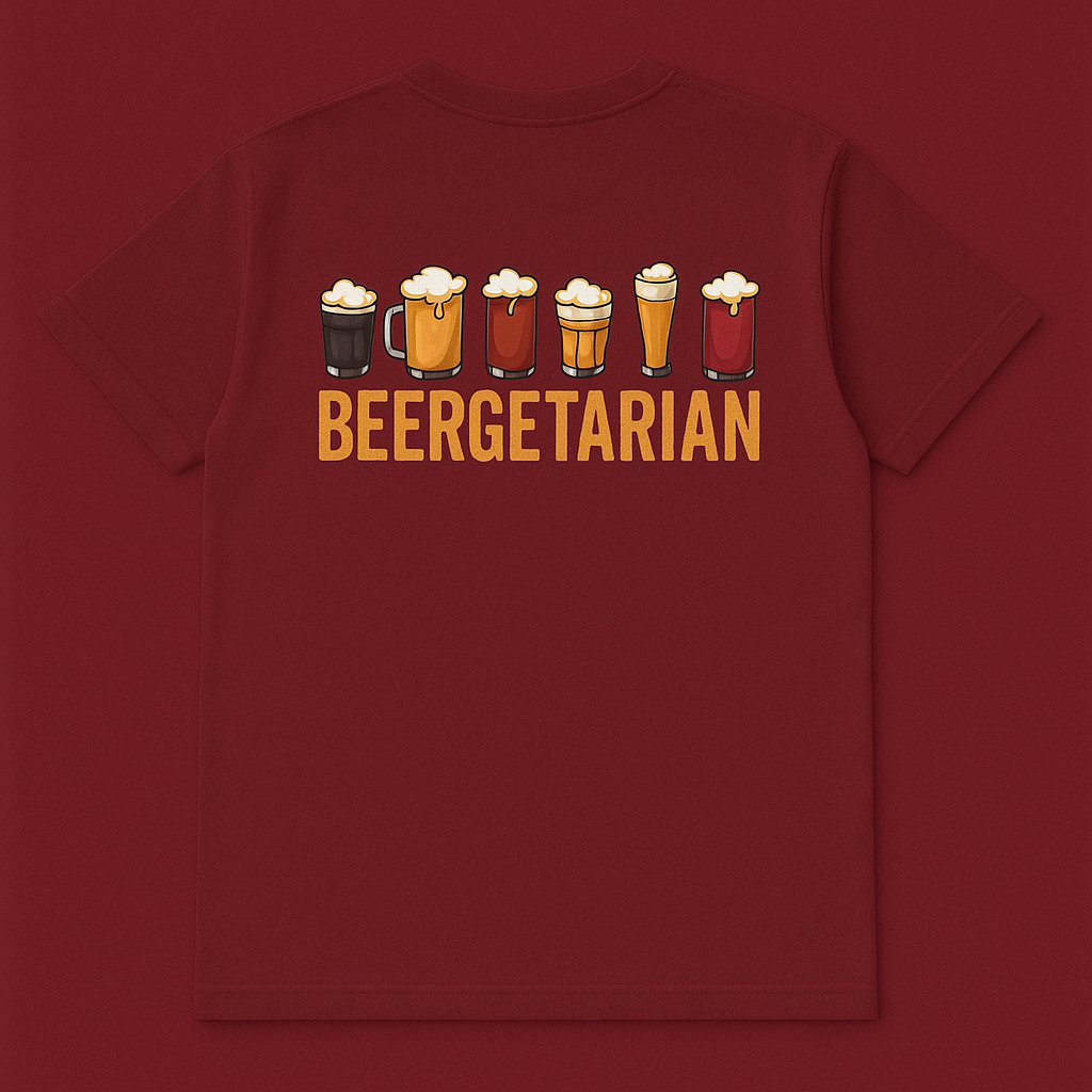 BEERGETARIAN Unisex T-Shirt – For Beer Lovers & Weekend Vibes 🍺