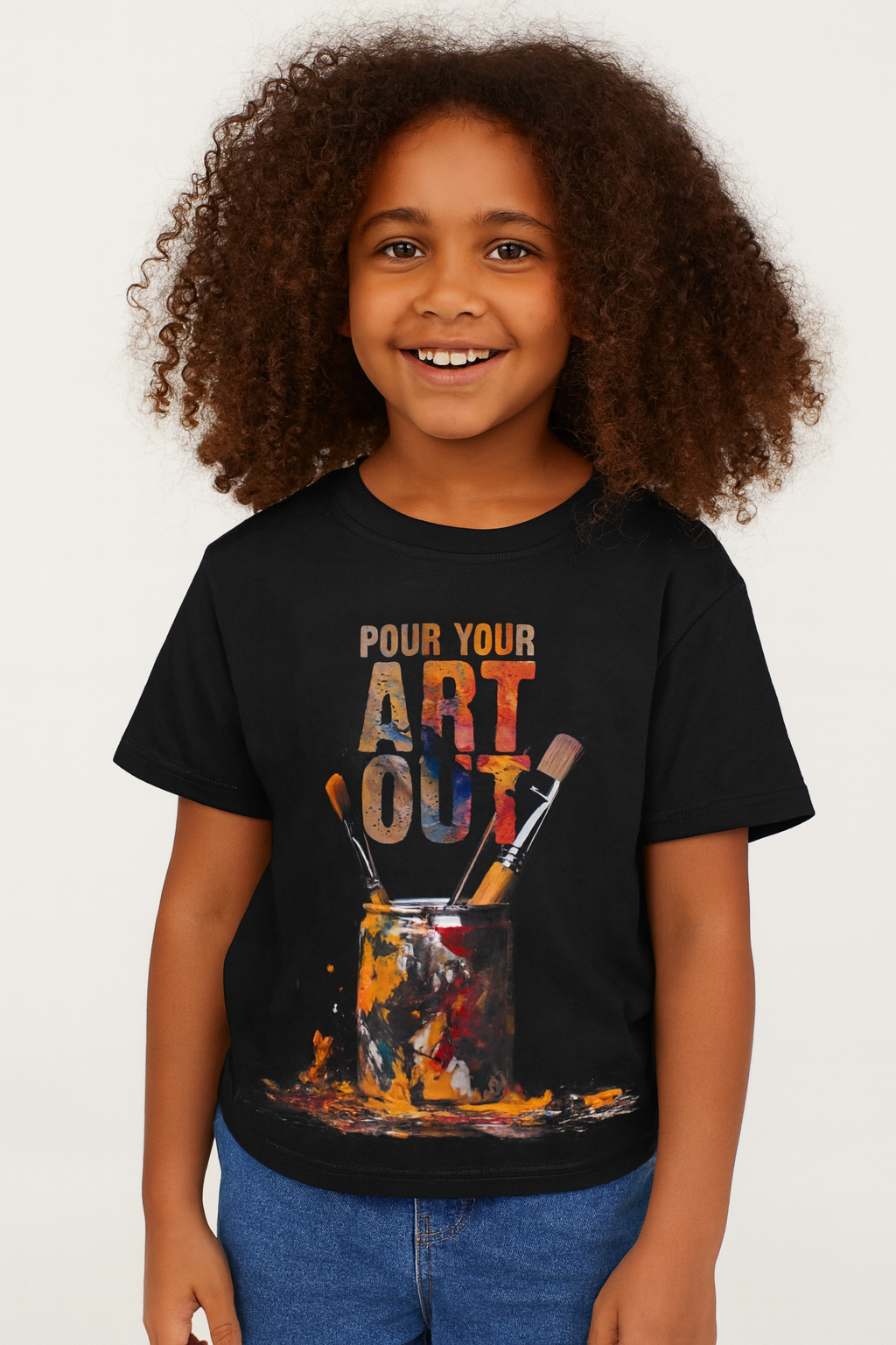 Pour Your Art Out – Creative Painter T-Shirt for Artists & Art Lovers