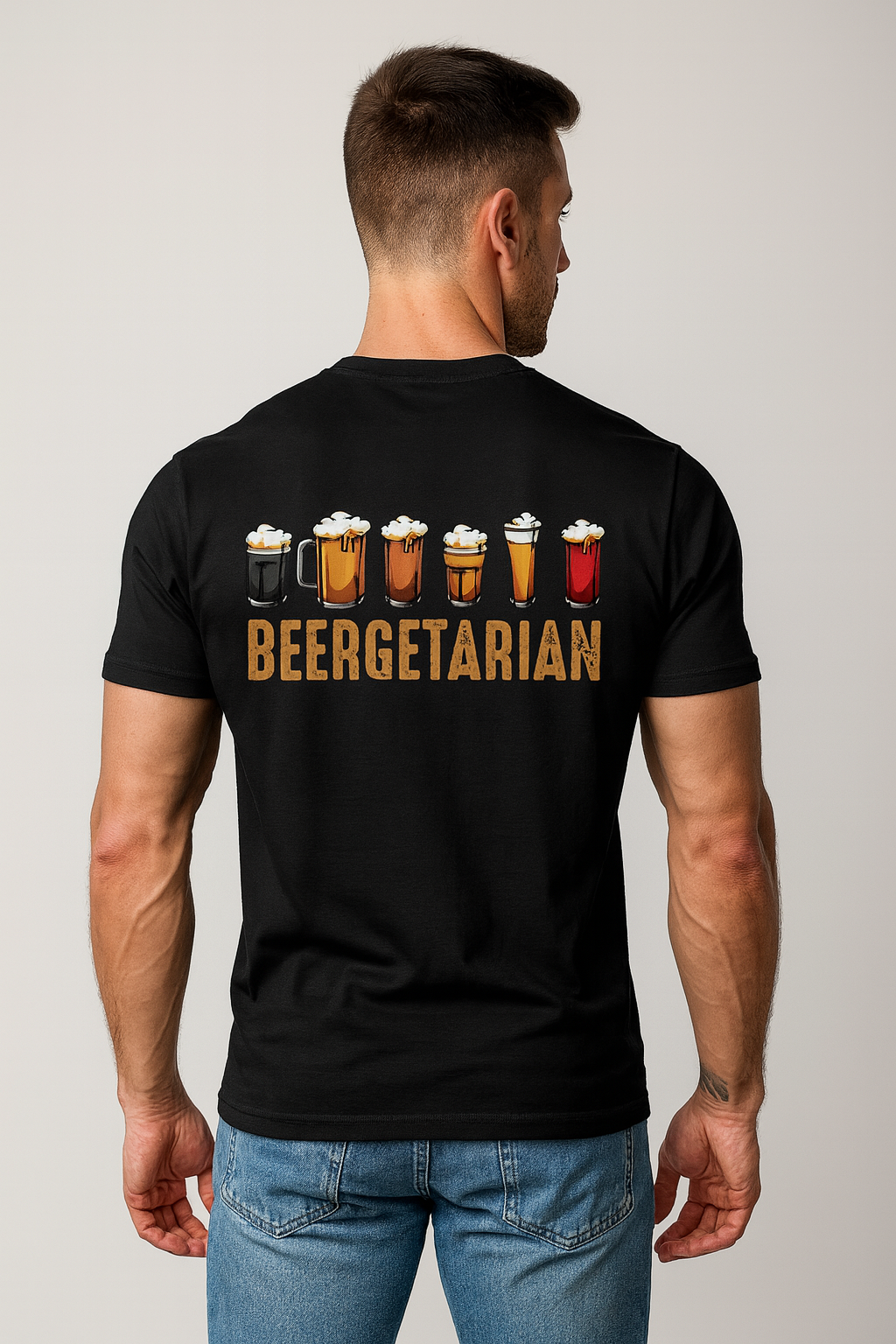 BEERGETARIAN Unisex T-Shirt – For Beer Lovers & Weekend Vibes 🍺