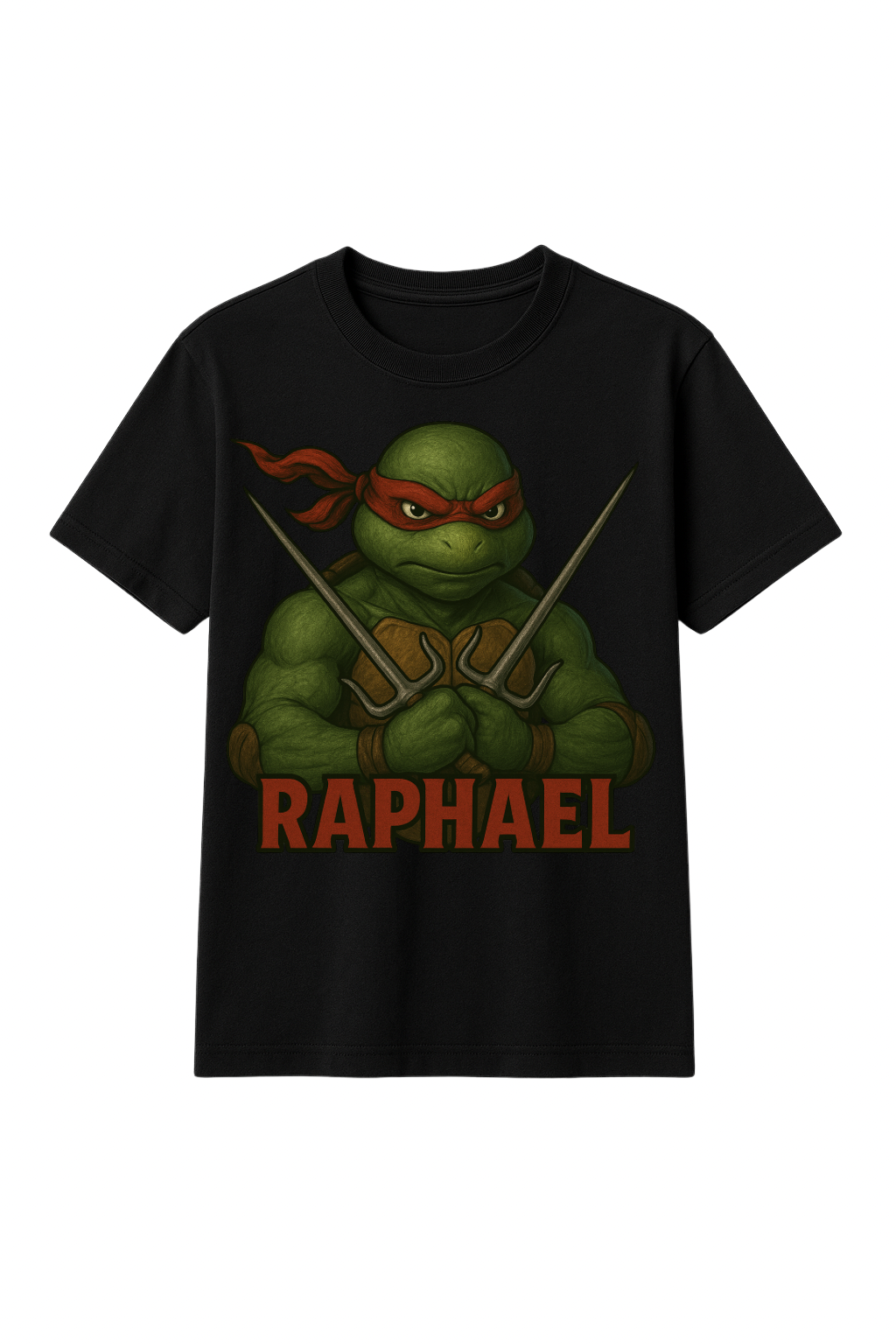 Ninja Legends Character T-Shirt – Choose Raphael, Leonardo, Donatello, Michelangelo or Splinter